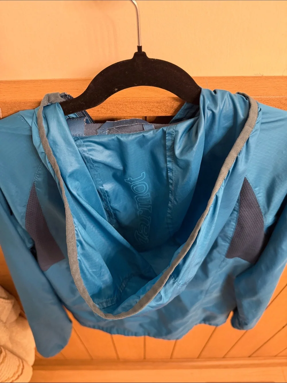 Marmot Teal Hooded Kids Rain Jacket
